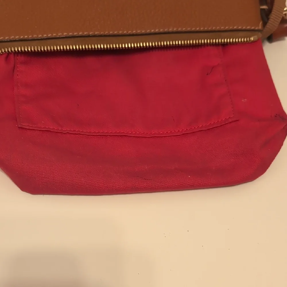Dooney & Bourke Tan Leather Crossbody Bag - Picture 6 of 9